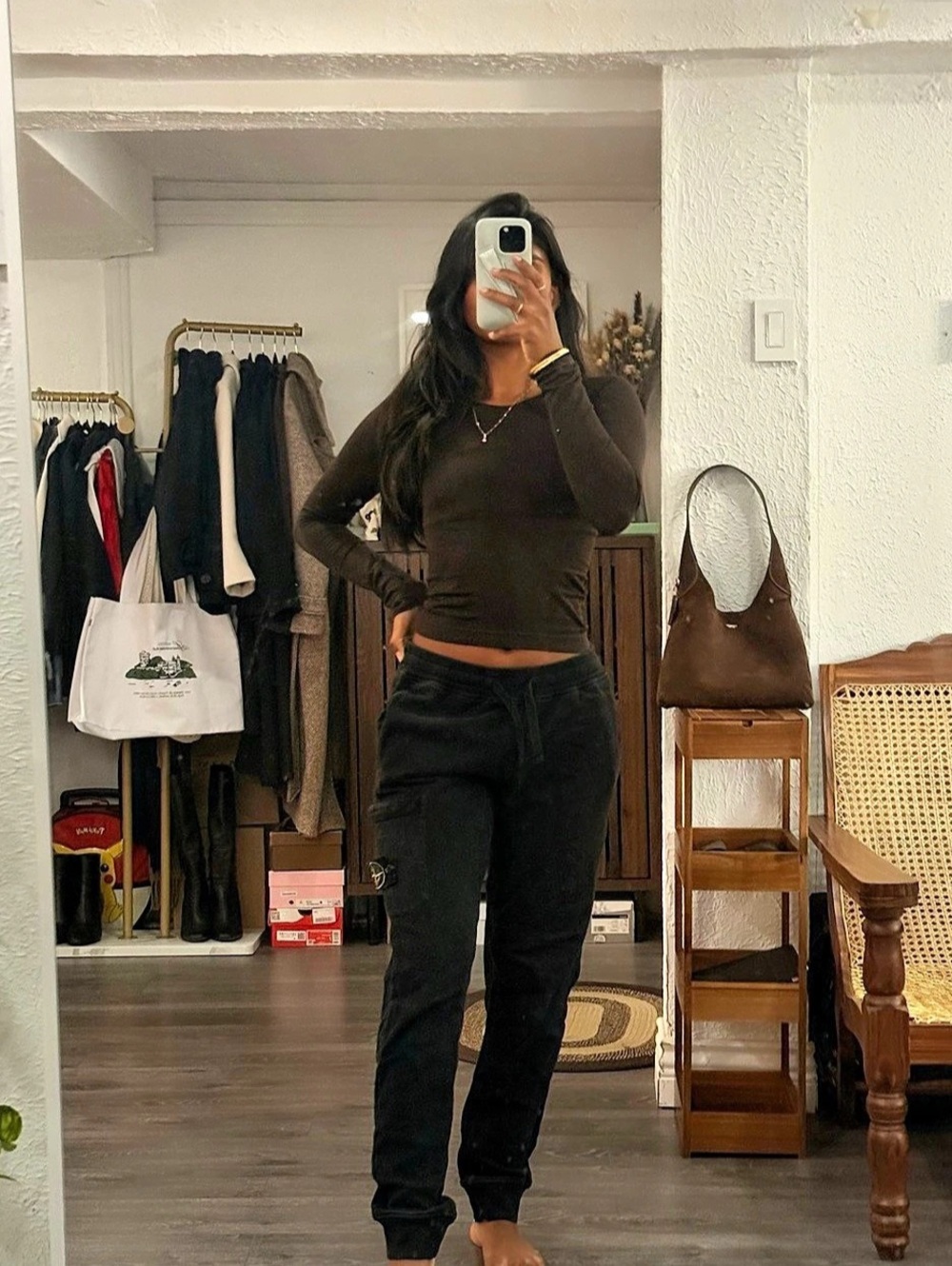 Stone Island Black Jogger Pants